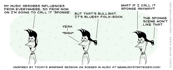 That's a lie obviously. Sponge music has been around since forever.