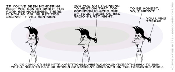 Petition the Prime Minister to scrap the unnecessary and draconian usage of the 696 form from London music events...